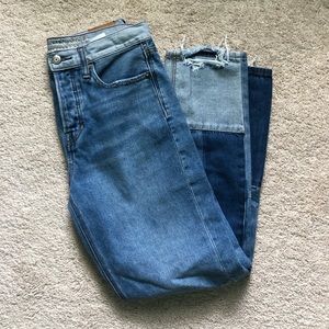 American Eagle Patchwork Jeans
